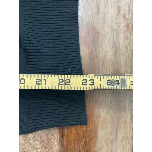 T Tahari Women's Black Long Sleeve Crew Neck Pullover Sweater Size Large - Picture 10 of 12